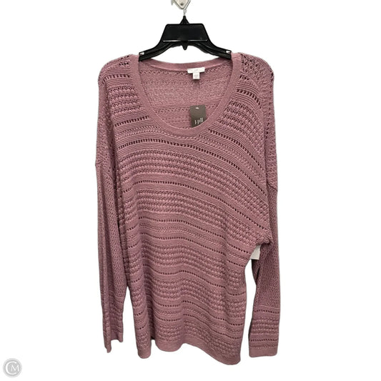 Top Long Sleeve By J. Jill In Purple, Size: Xl