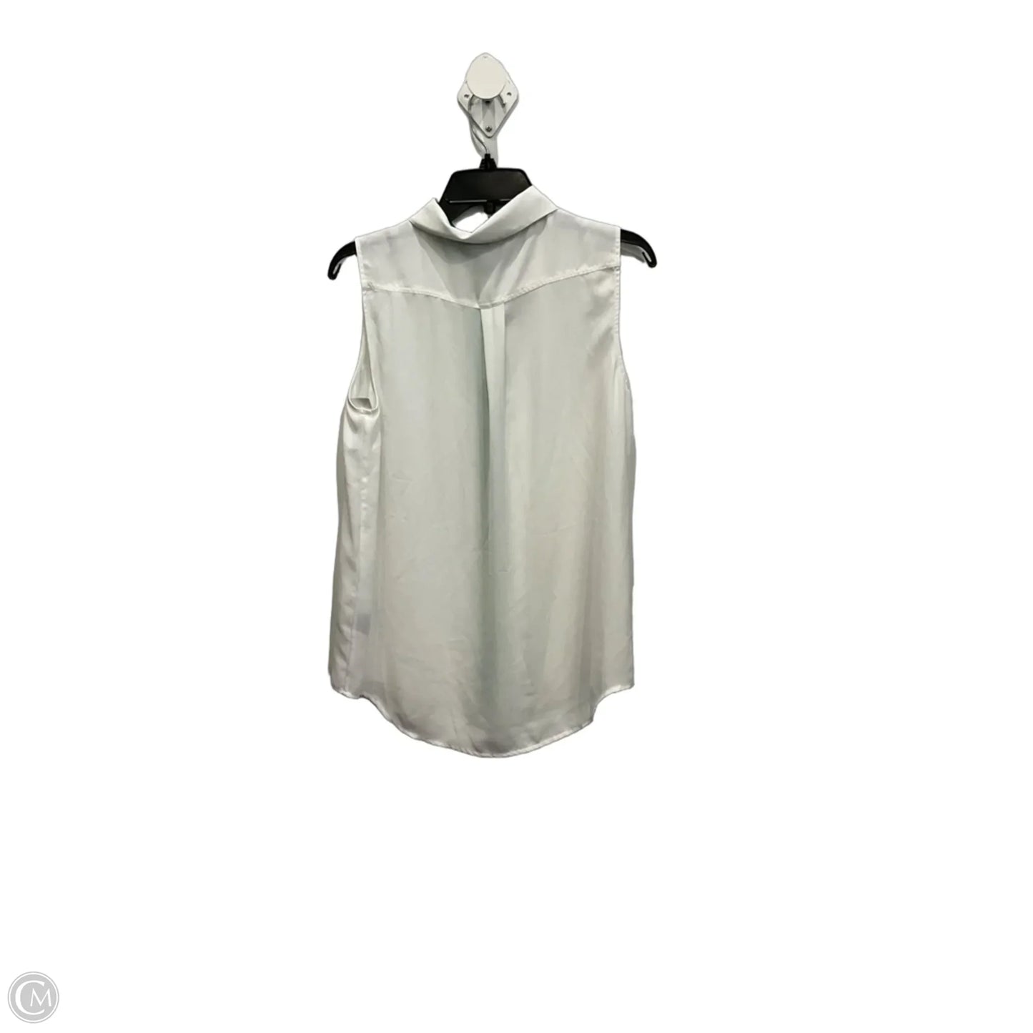 Blouse Sleeveless By Vince Camuto In White, Size: M