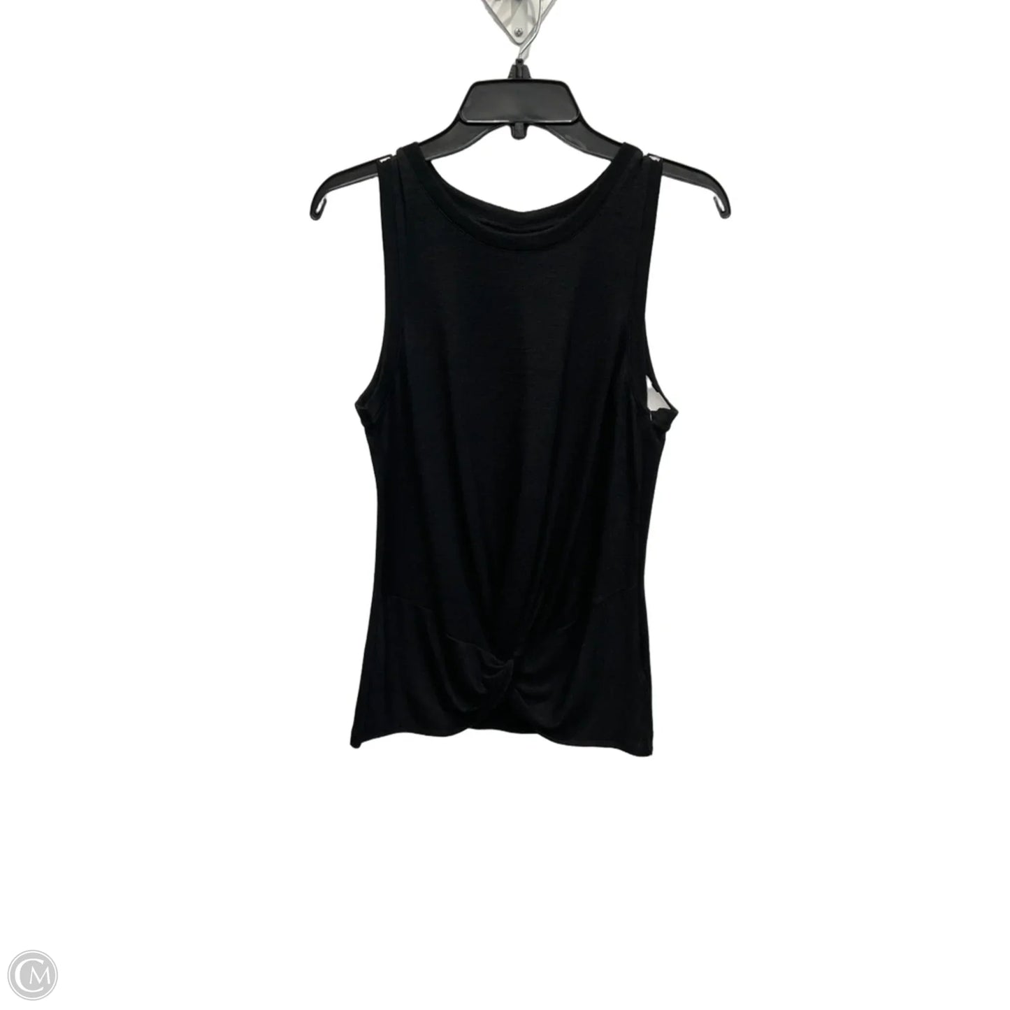 Top Sleeveless Basic By Gap In Black, Size: S