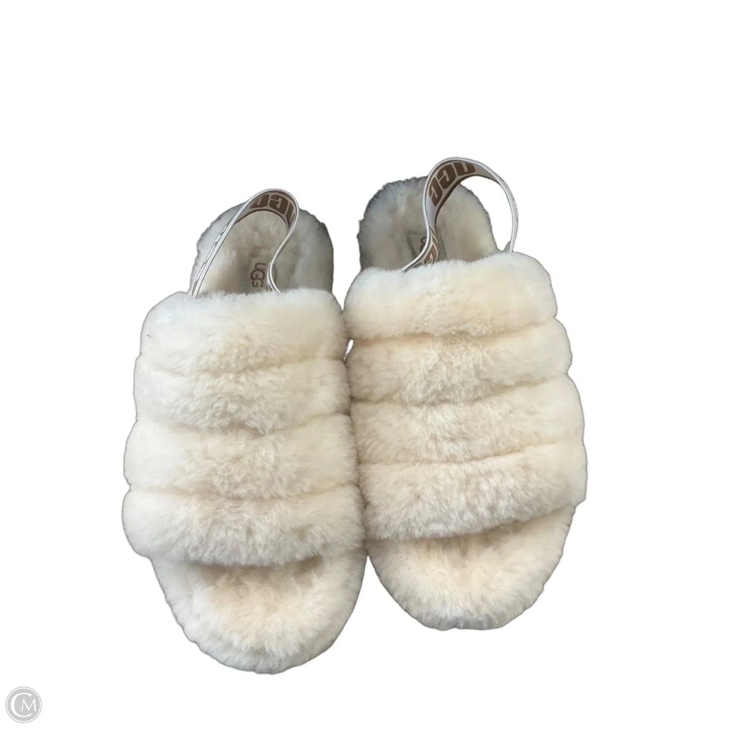 Sandals Designer By Ugg In Cream, Size: 8