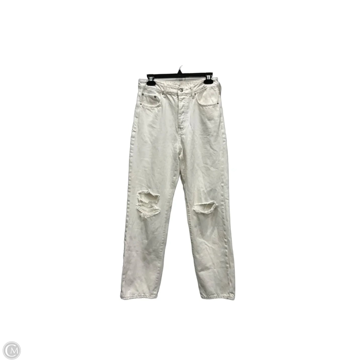 Jeans Wide Leg By Lovers & Friends In White Denim, Size: 4