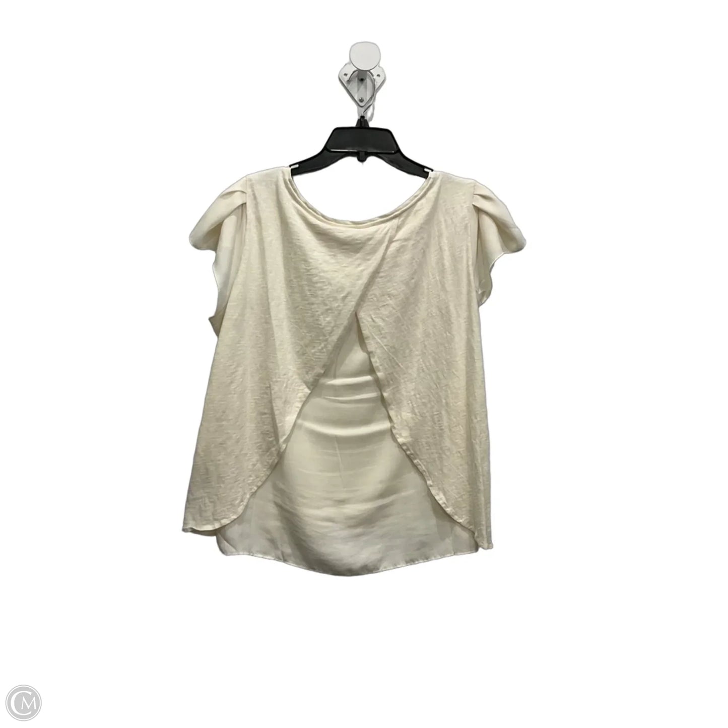 Top Sleeveless By Talbots In Cream, Size: L