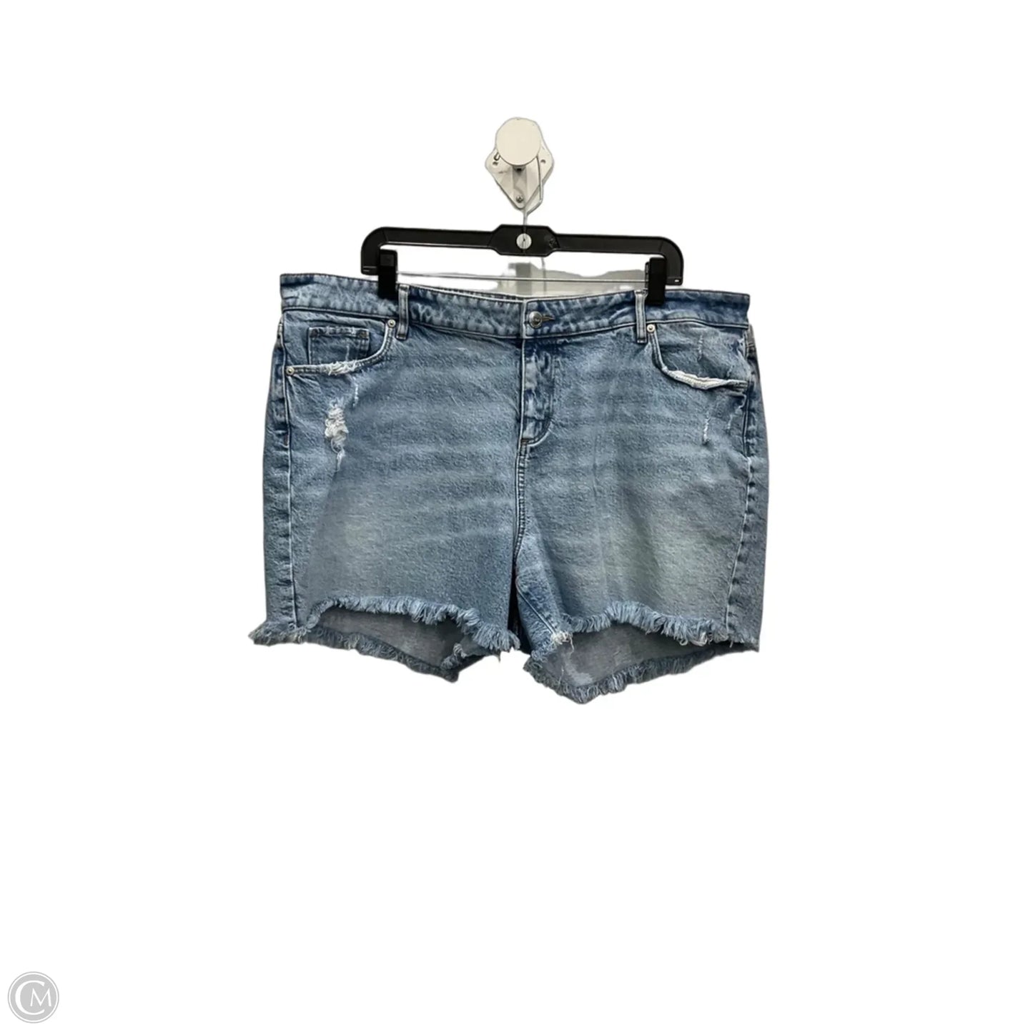 Shorts By Loft In Blue Denim, Size: 18