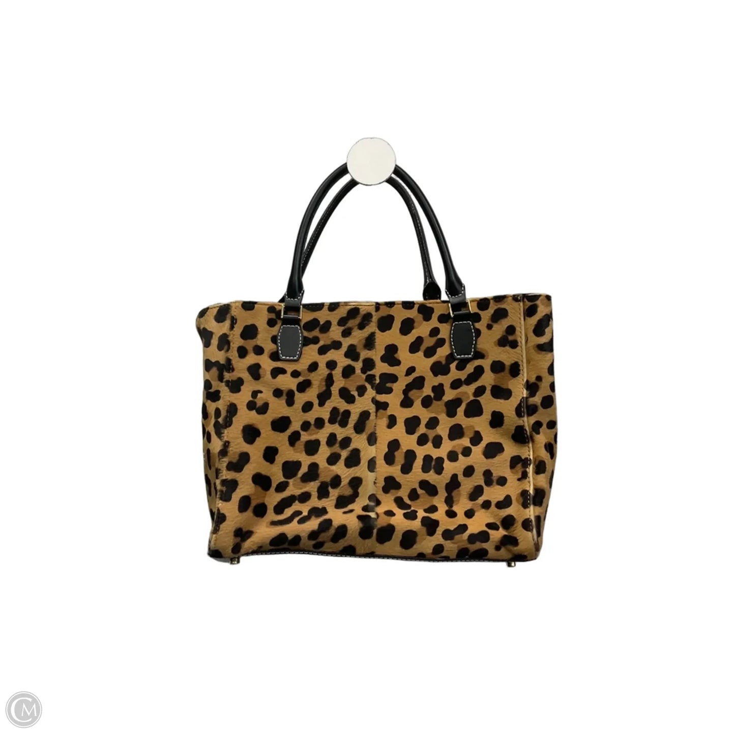 Handbag Leather By Cma, Size: Medium