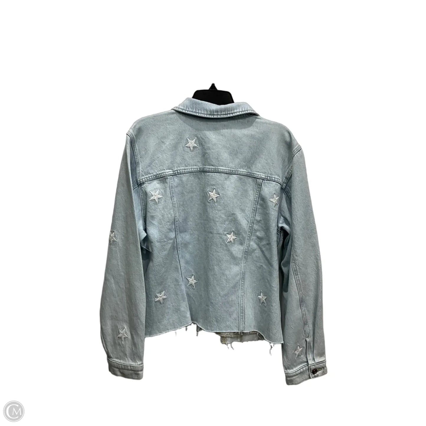 Jacket Denim By Maurices In Blue Denim, Size: Xxl