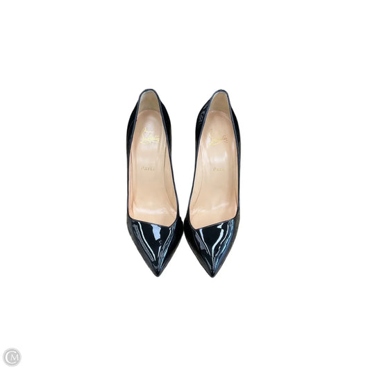 Shoes Luxury Designer By Christian Louboutin In Black, Size: 9