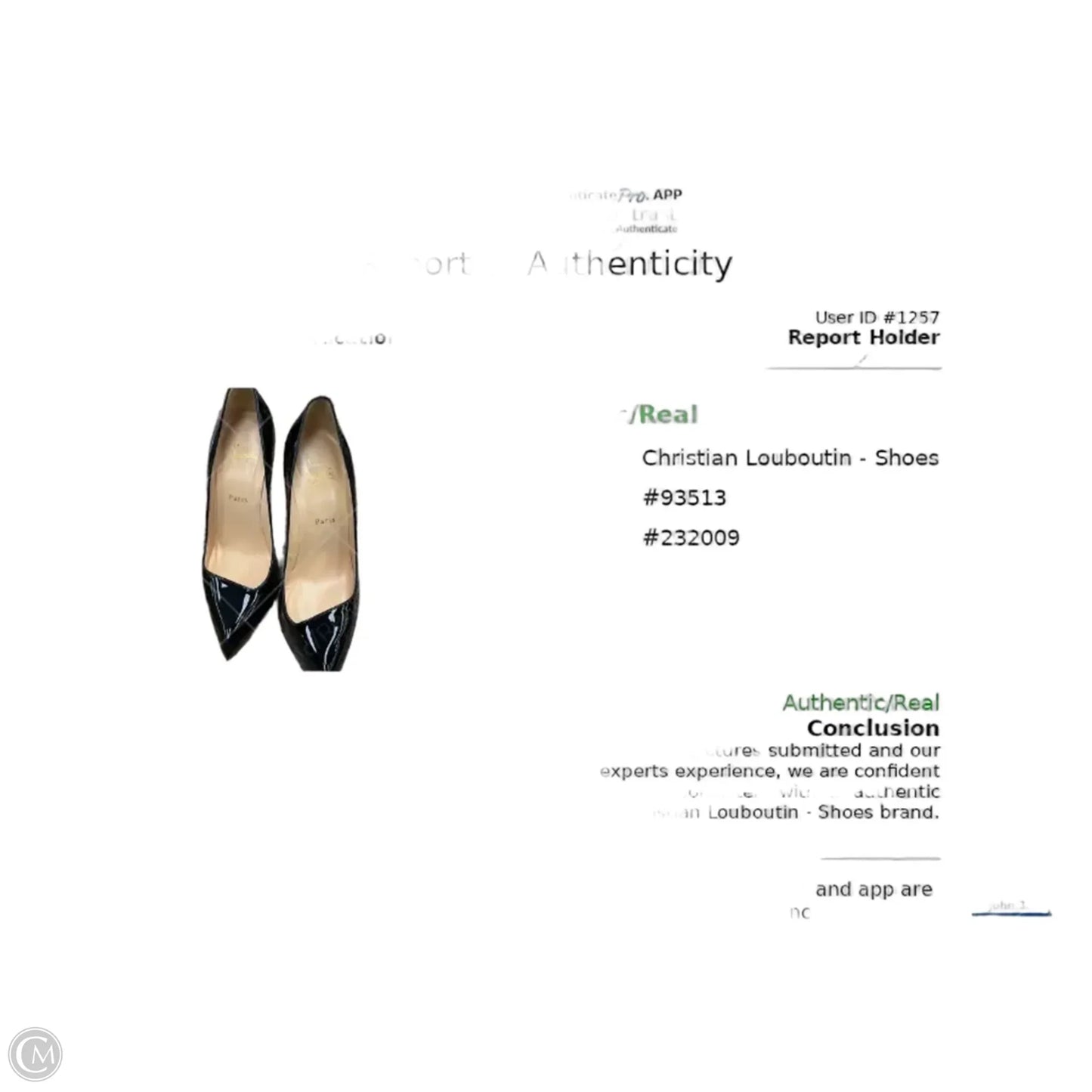 Shoes Luxury Designer By Christian Louboutin In Black, Size: 9