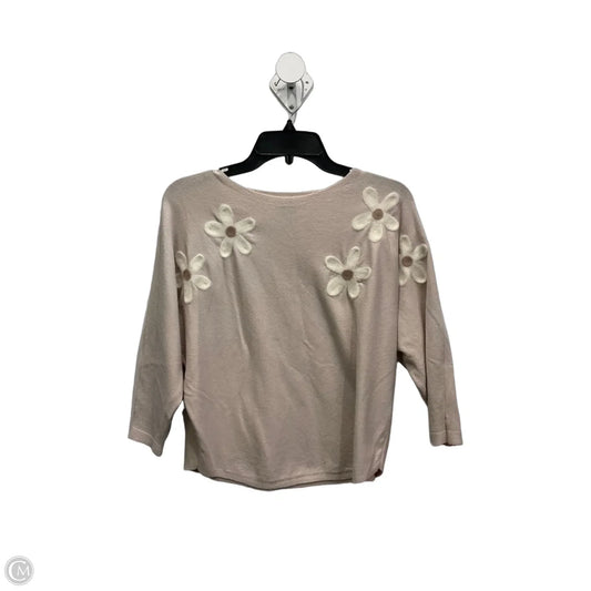 Top Long Sleeve By Aaeda In Beige, Size: Xs