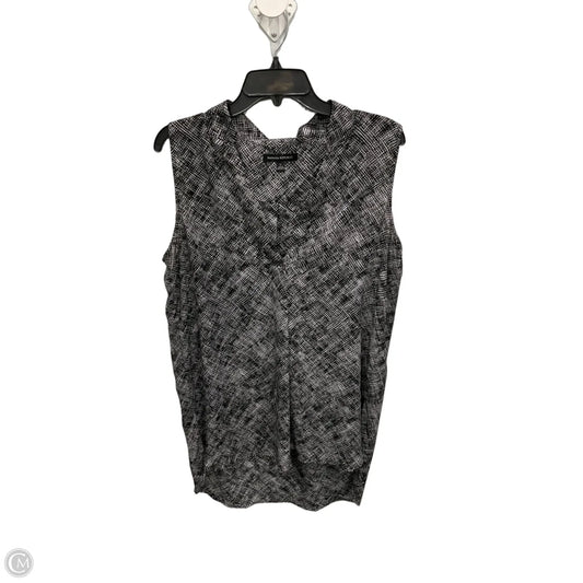 Top Sleeveless By Banana Republic In Black, Size: L
