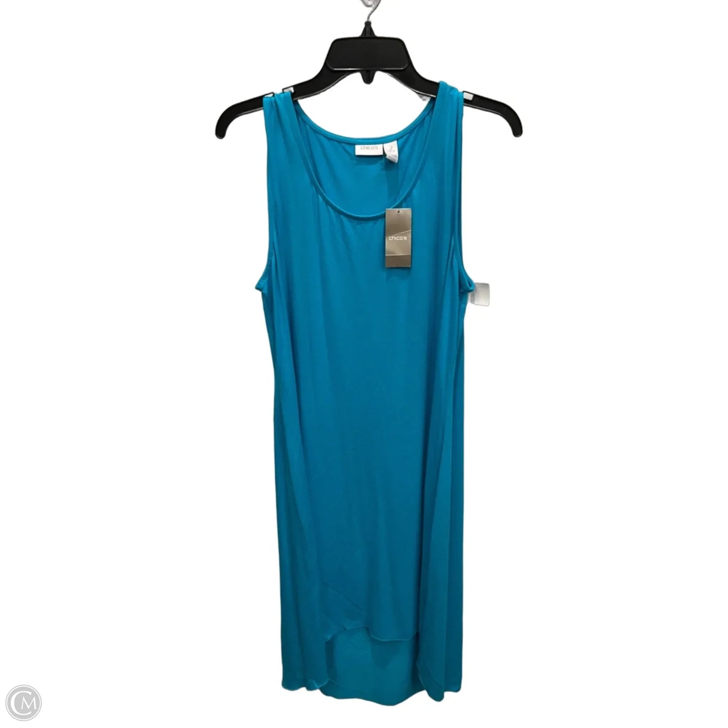 Dress Casual Maxi By Chicos In Blue, Size: Xs