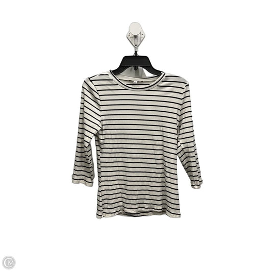 Top Long Sleeve By Green Envelope In Striped Pattern, Size: S