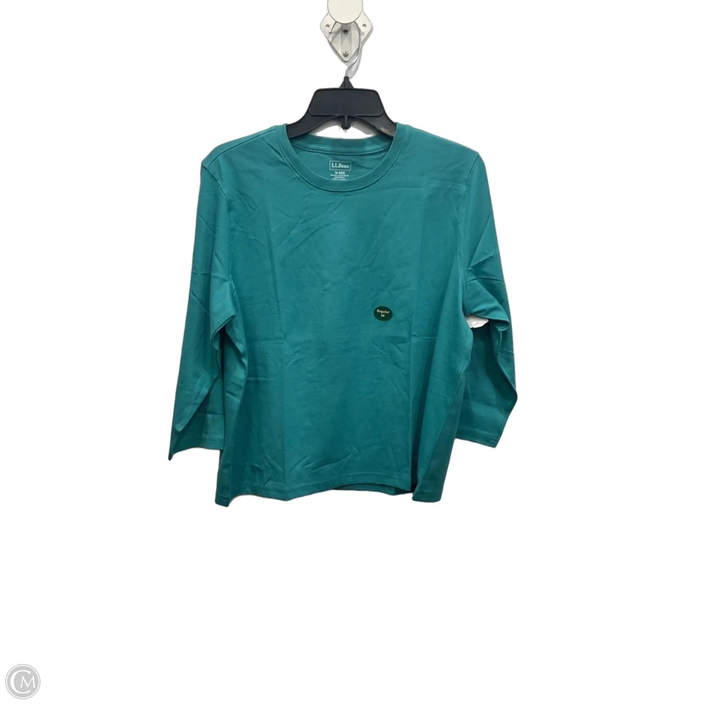 Top Long Sleeve By L.l. Bean In Blue, Size: M