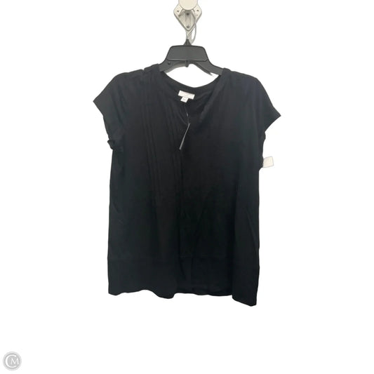 Top Short Sleeve Basic By J. Jill In Black, Size: M