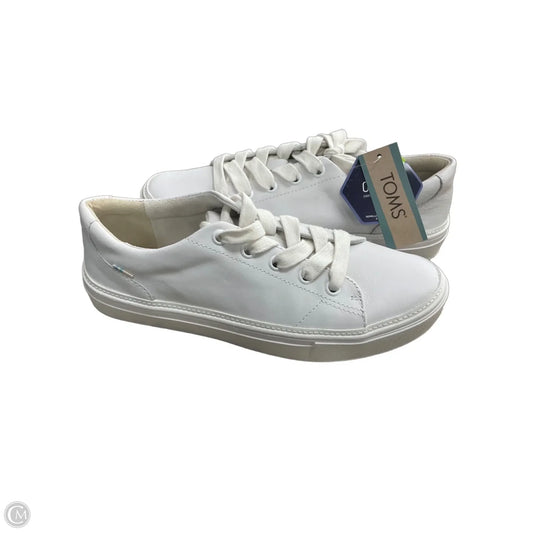 Shoes Sneakers By Toms In White, Size: 8.5