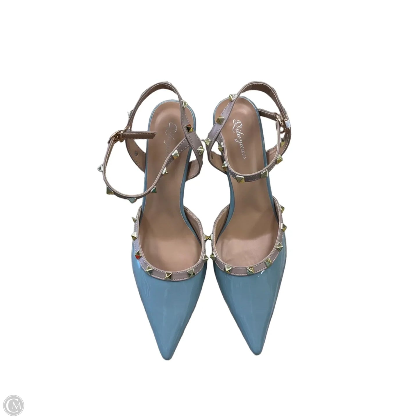 Shoes Heels Kitten By Clothes Mentor In Blue, Size: 10