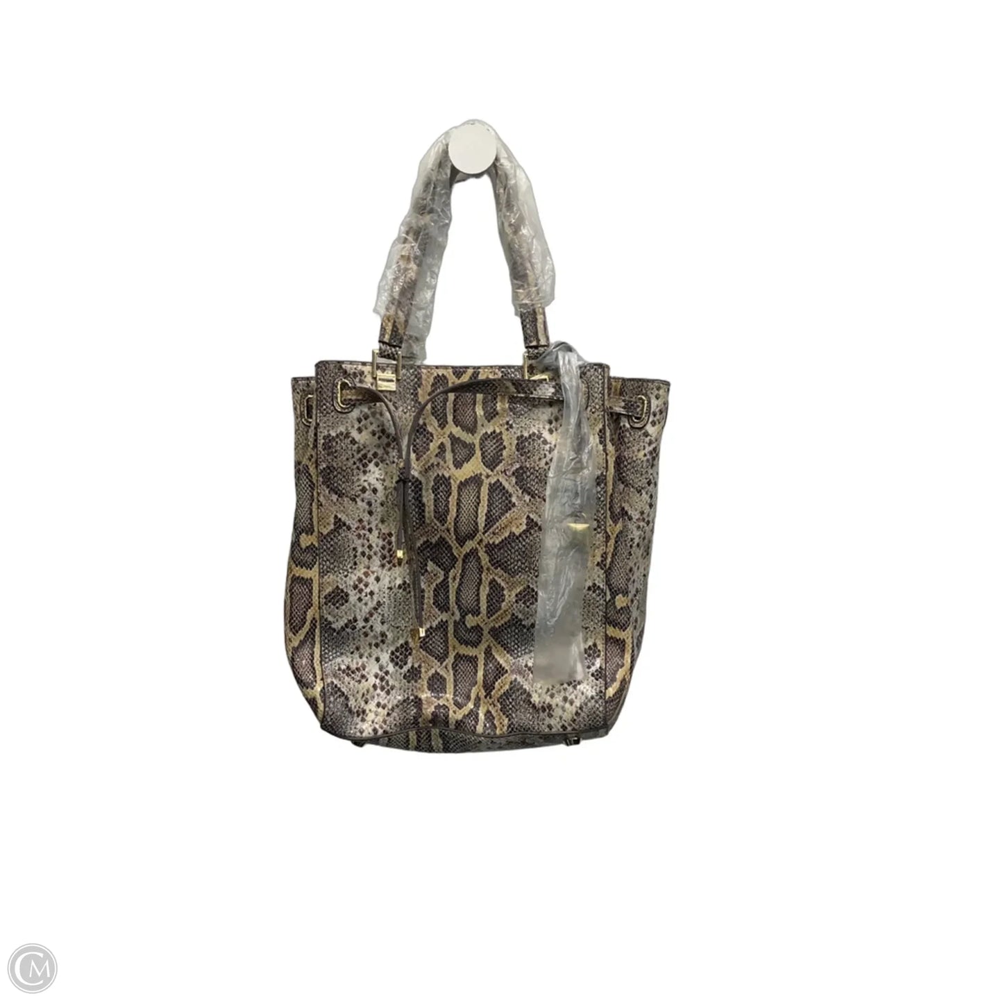 Tote Leather By Gilli, Size: Large