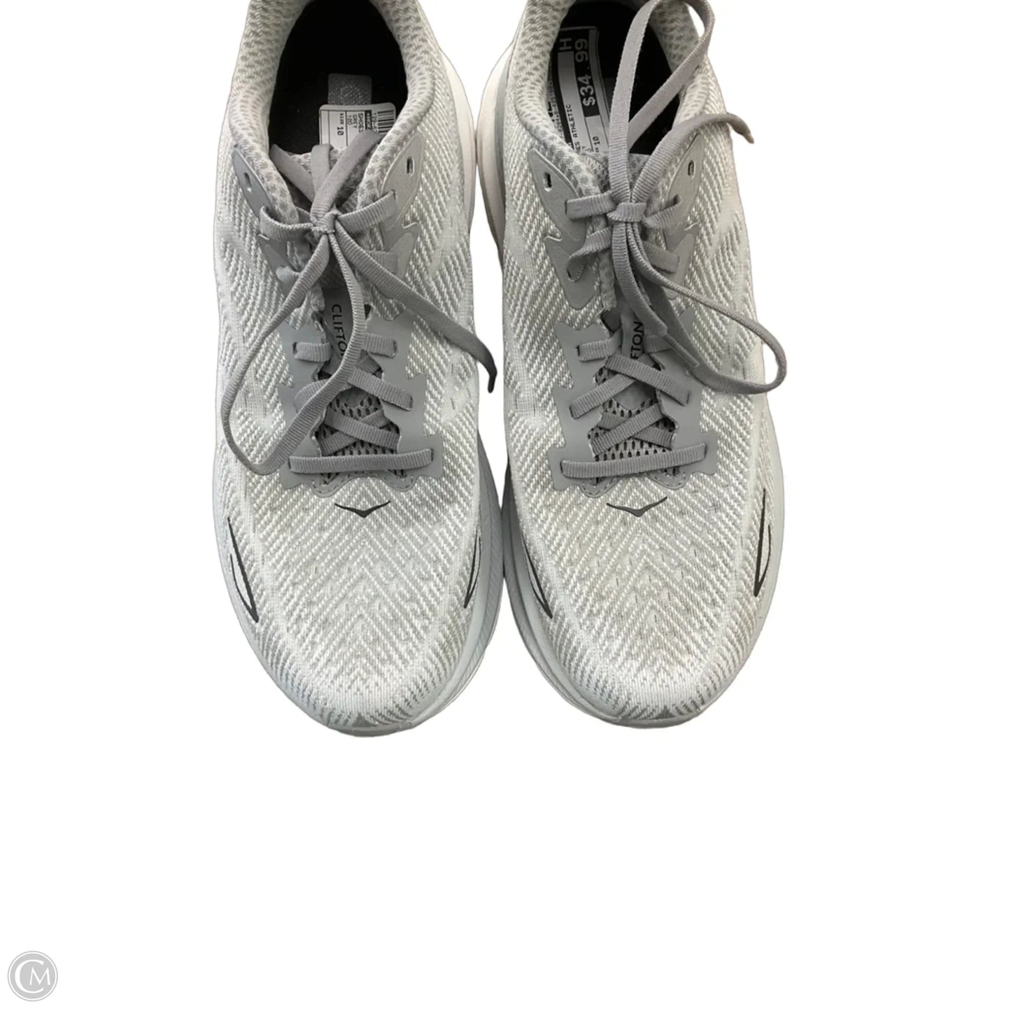 Shoes Athletic By Hoka In Grey, Size: 10