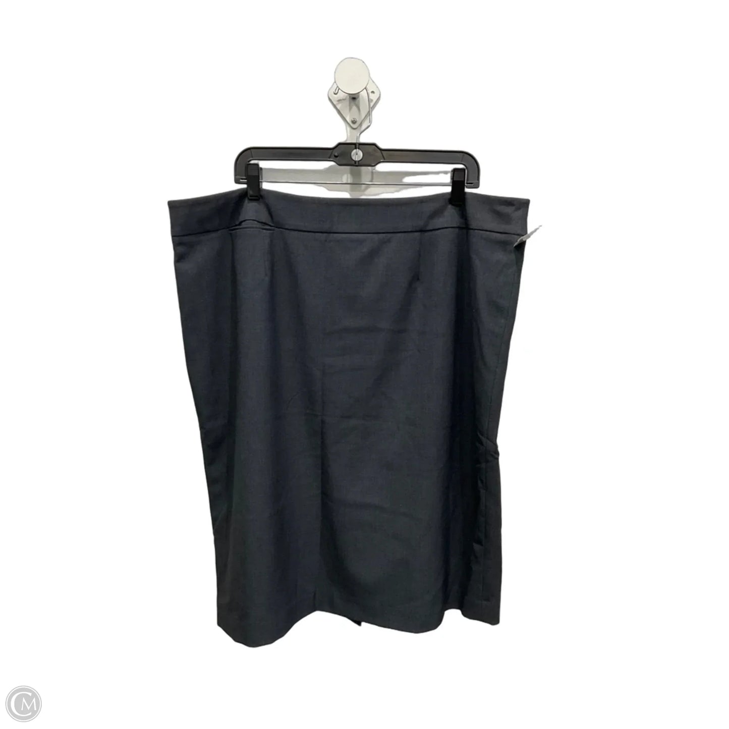 Skirt Midi By Calvin Klein In Grey, Size: 18