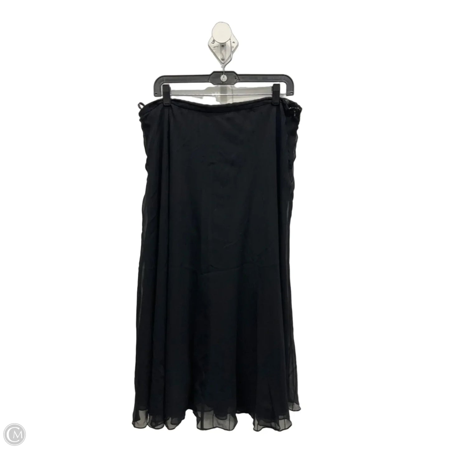 Skirt Maxi By Charter Club In Black, Size: 14
