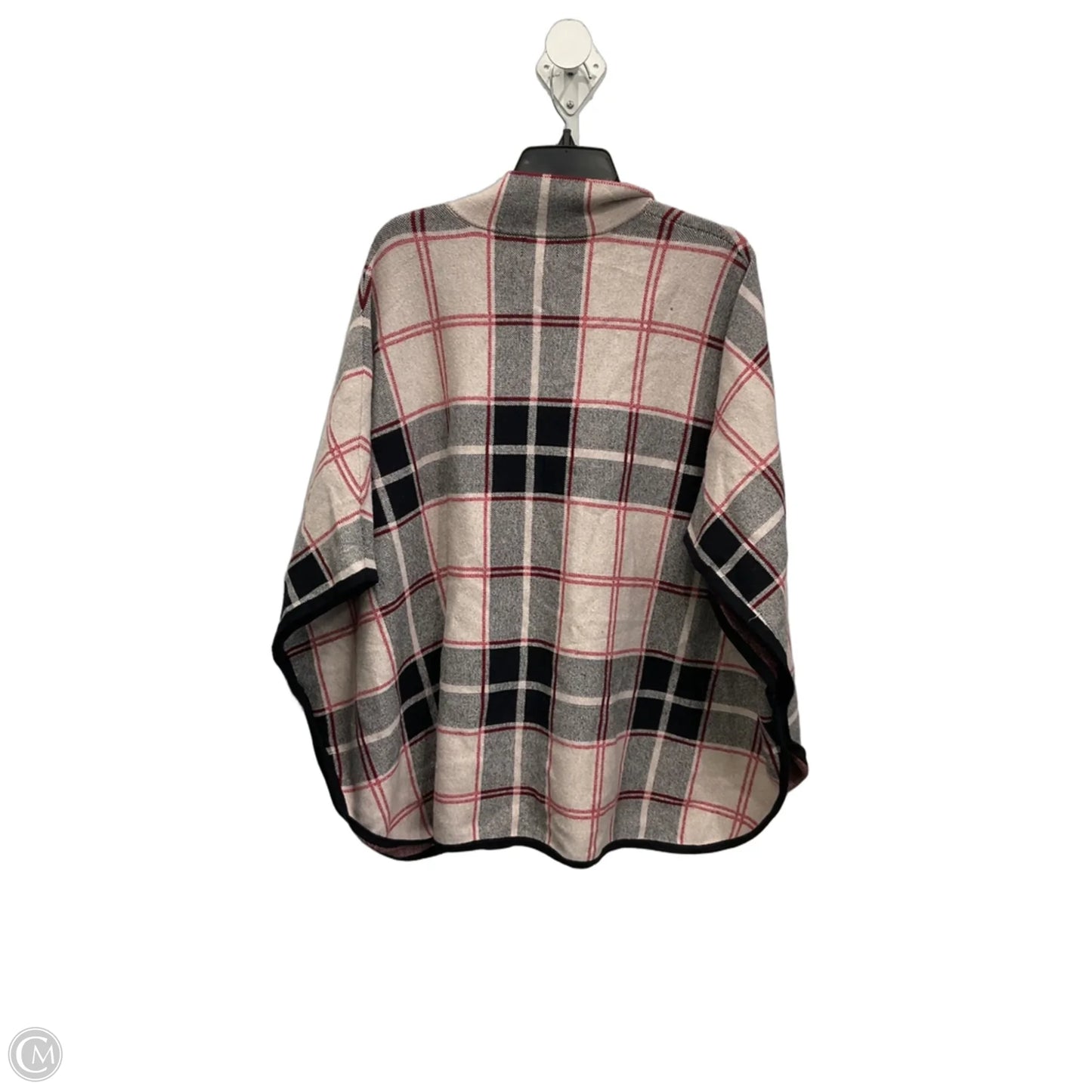 Poncho By Nicole By Nicole Miller In Plaid Pattern, Size: 1x