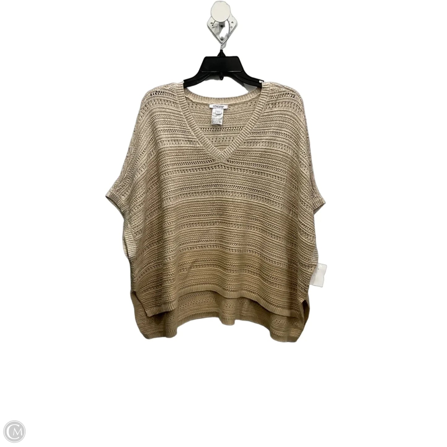 Top Sleeveless By Chicos In Brown, Size: S