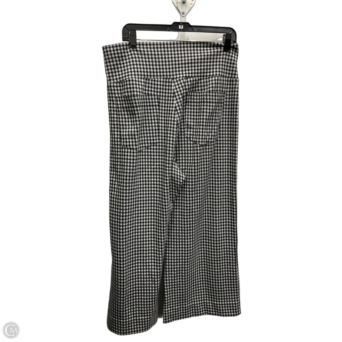 Pants Wide Leg By Cabi In Black & White, Size: 12