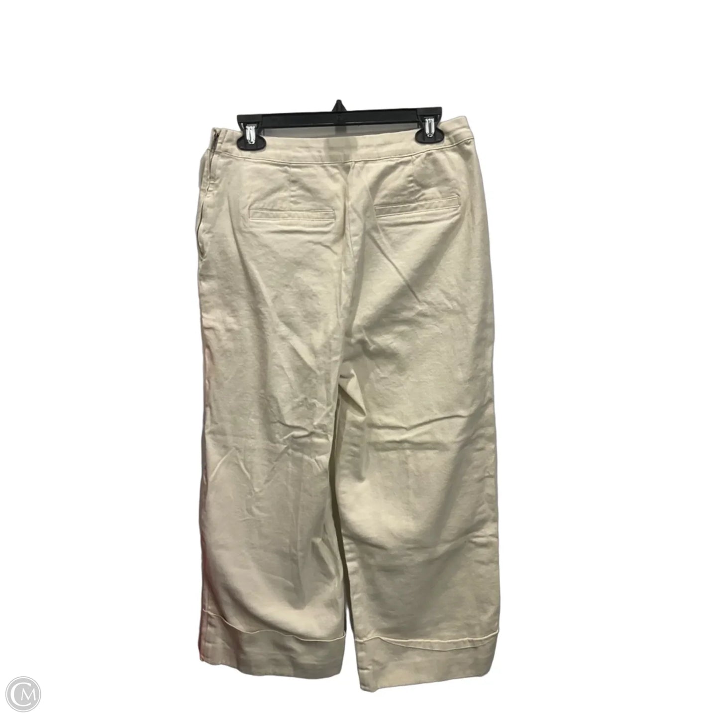 Jeans Wide Leg By Cma In Cream Denim, Size: M