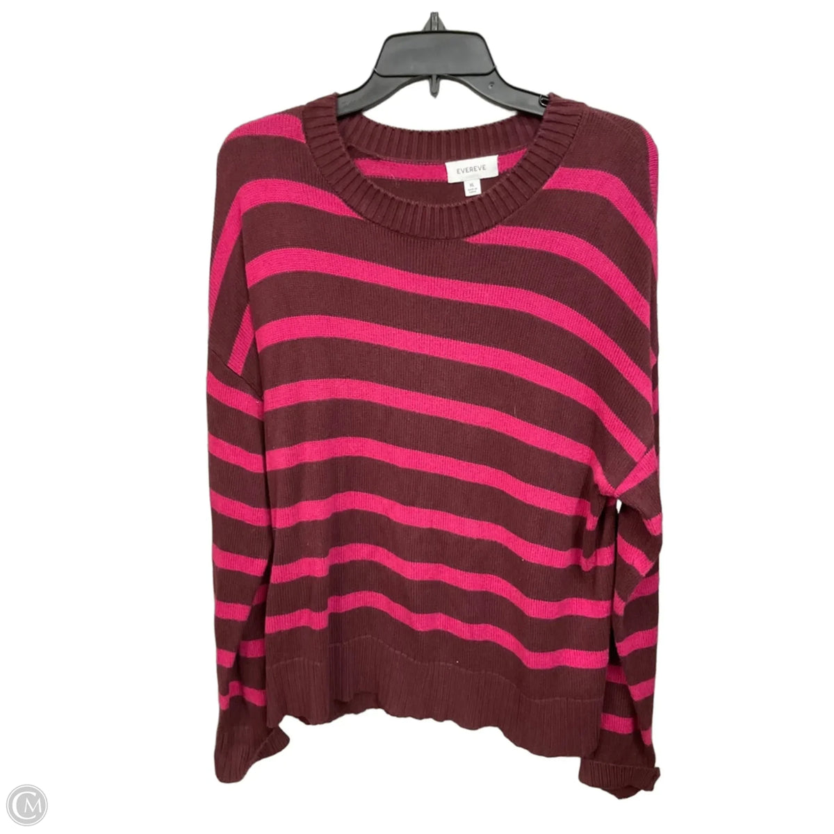 Sweater By Evereve In Striped Pattern, Size: Xl
