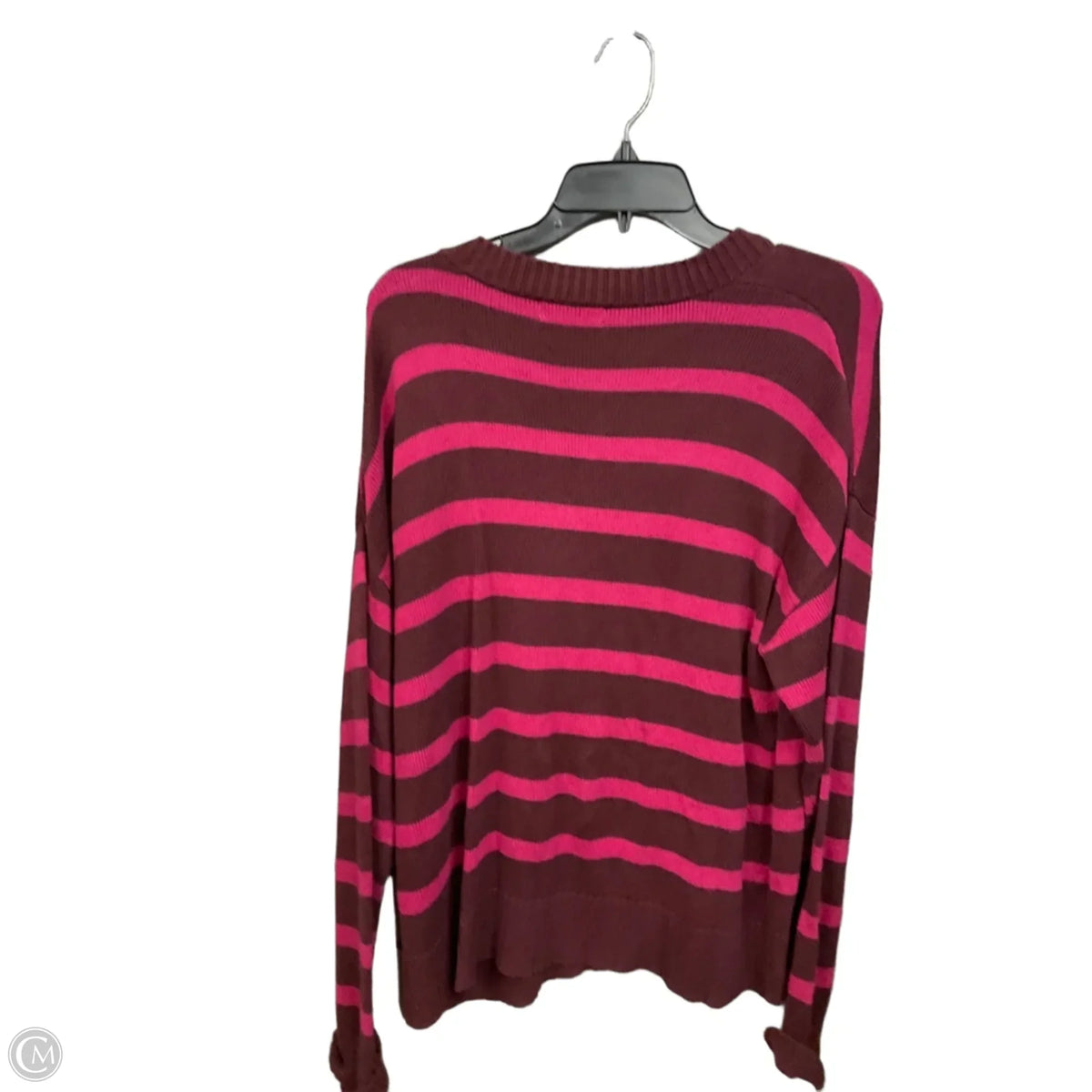 Sweater By Evereve In Striped Pattern, Size: Xl
