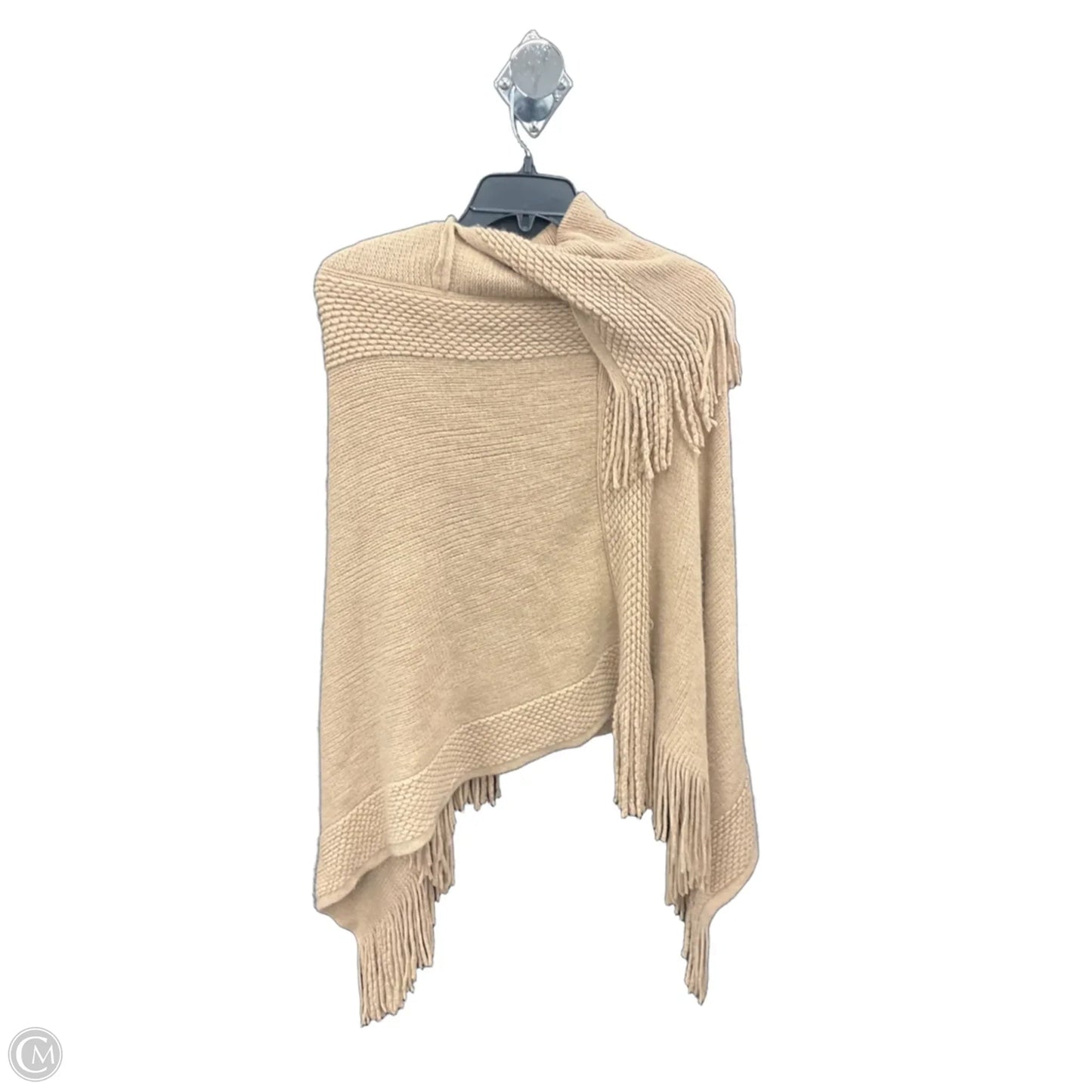 Poncho By Clothes Mentor In Brown, Size: Osfm