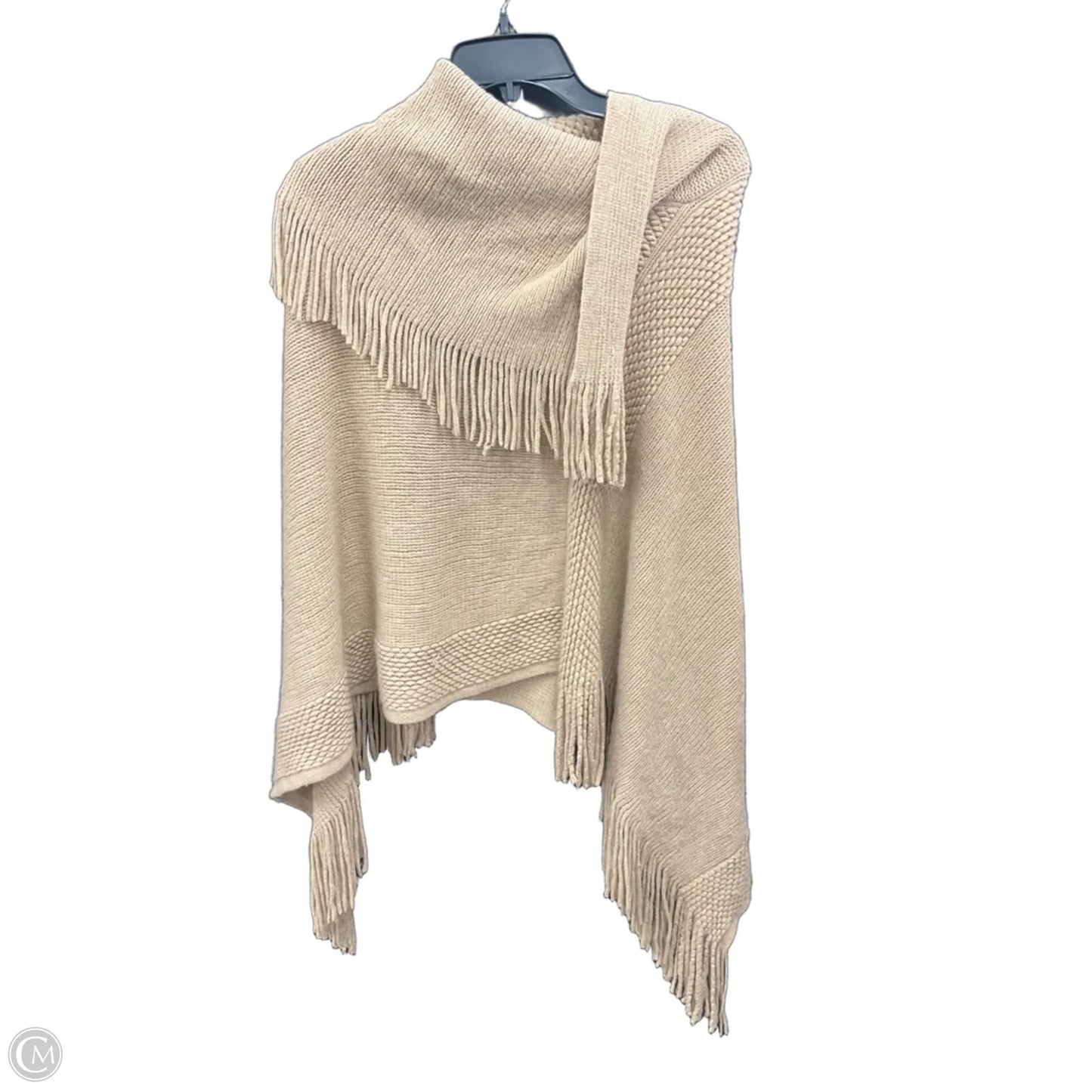 Poncho By Clothes Mentor In Brown, Size: Osfm