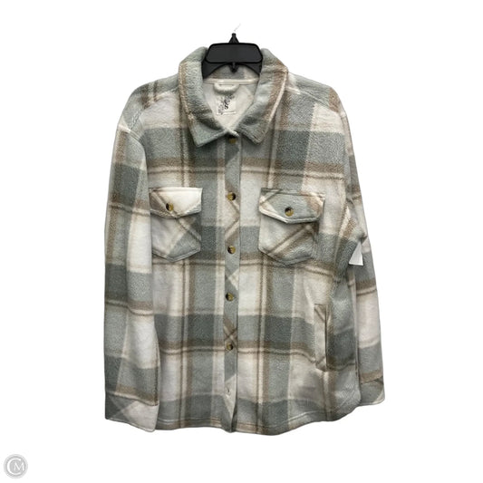 Jacket Shirt By Altard State In Plaid Pattern, Size: Xxl