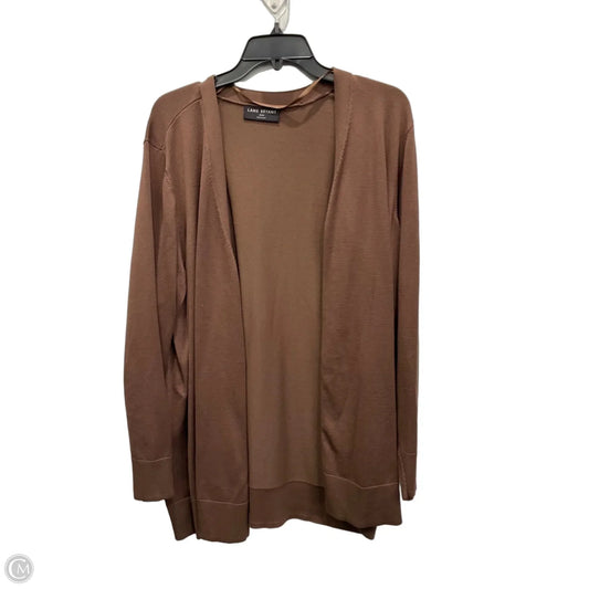 Cardigan By Lane Bryant In Brown, Size: 3x
