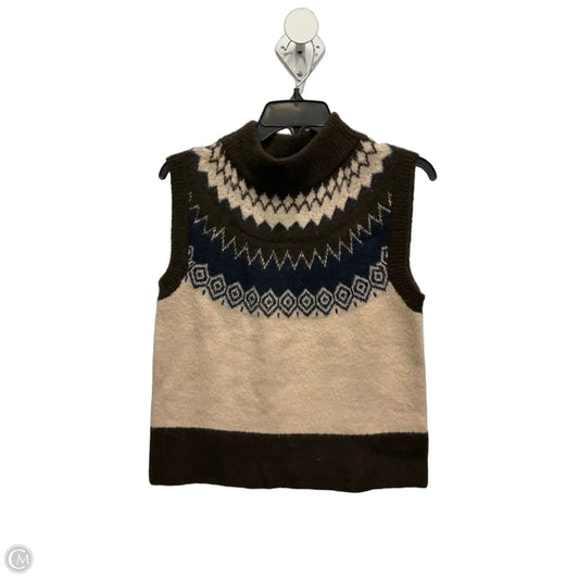 Vest Sweater By Evereve In Brown, Size: Xs