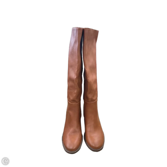 Boots Mid-calf Heels By Zodiac In Brown, Size: 8