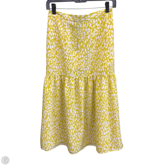 Skirt Maxi By Who What Wear In Yellow, Size: Xs