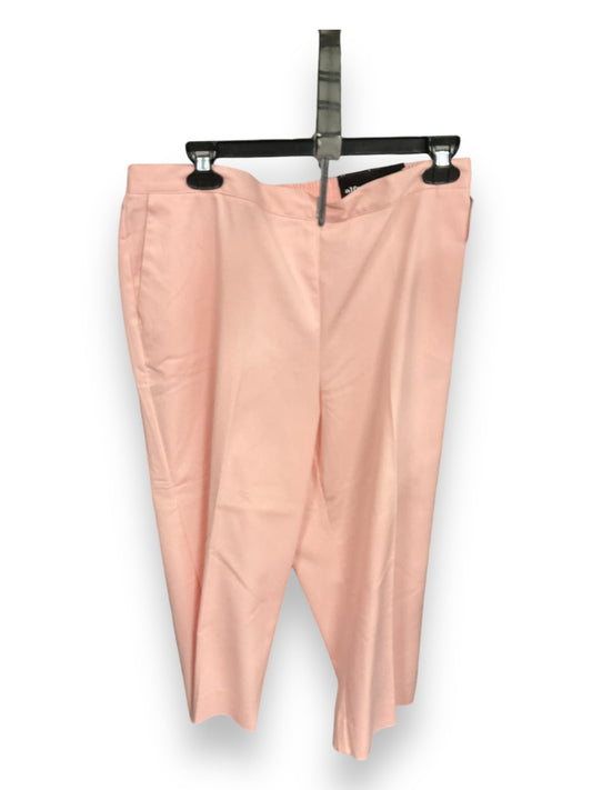 Capris By Alfred Dunner In Pink, Size: 14