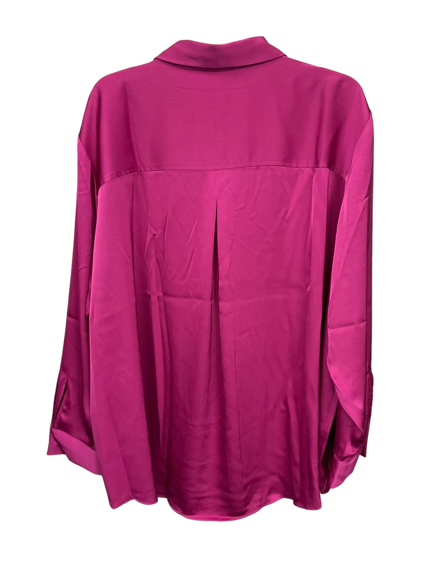 Pink Blouse Long Sleeve Maurices, Size 3x