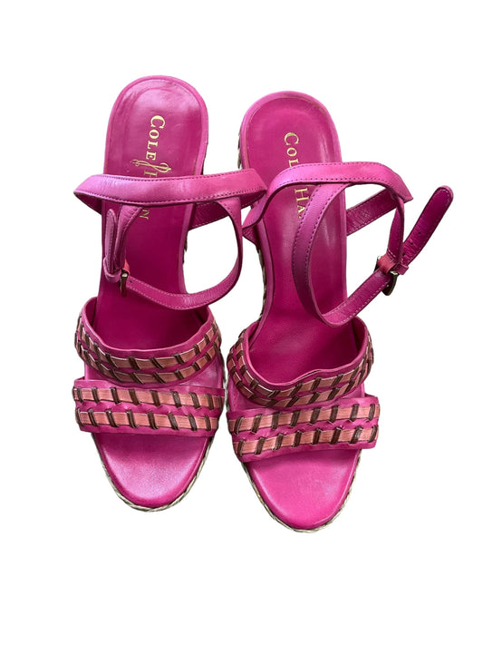 Pink Sandals Heels Stiletto Cole-haan, Size 6.5
