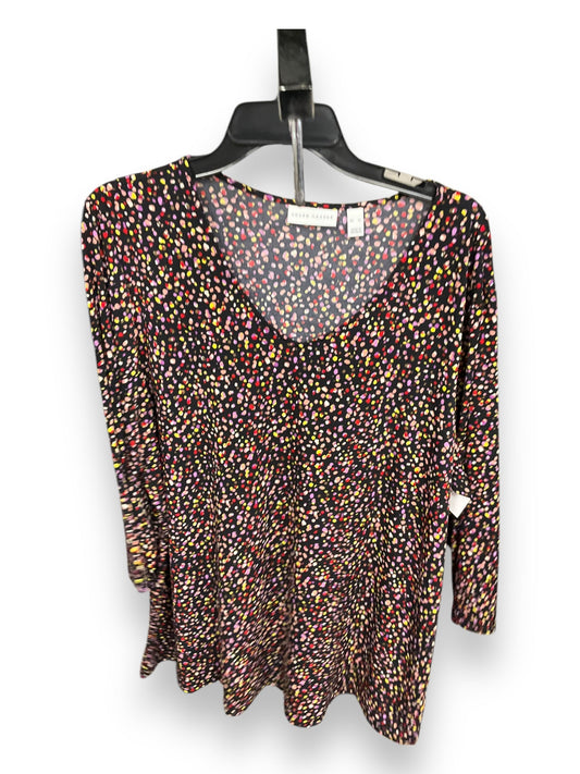 Top Long Sleeve By Susan Graver In Multi-colored, Size: Xl