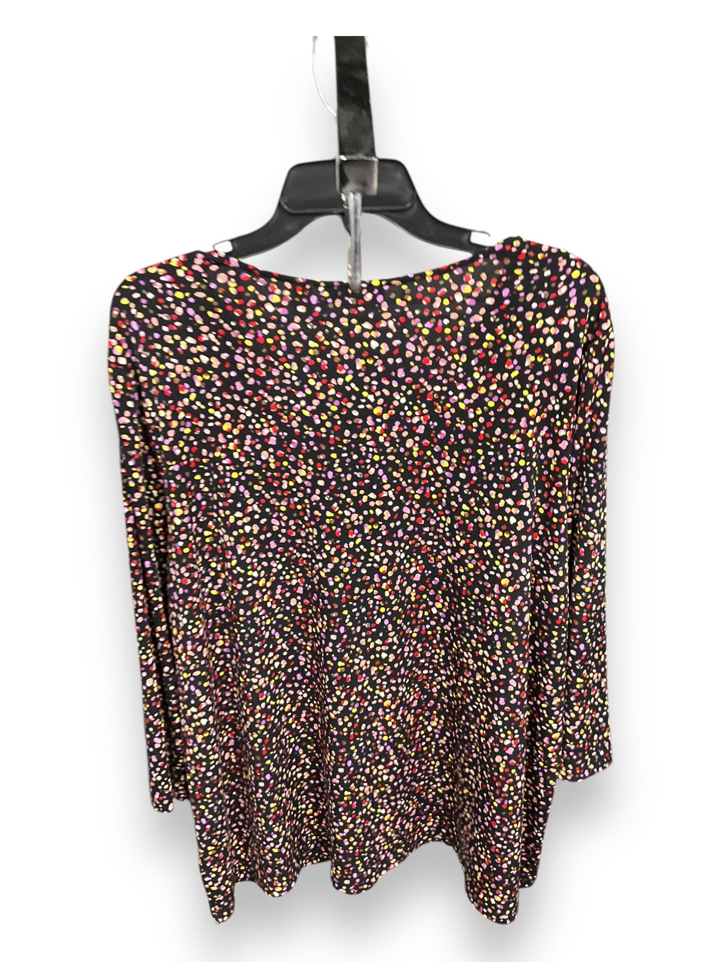 Top Long Sleeve By Susan Graver In Multi-colored, Size: Xl