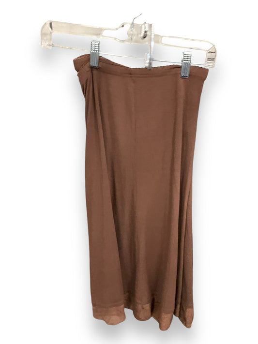 Skirt Midi By J Jill In Brown, Size: 4x