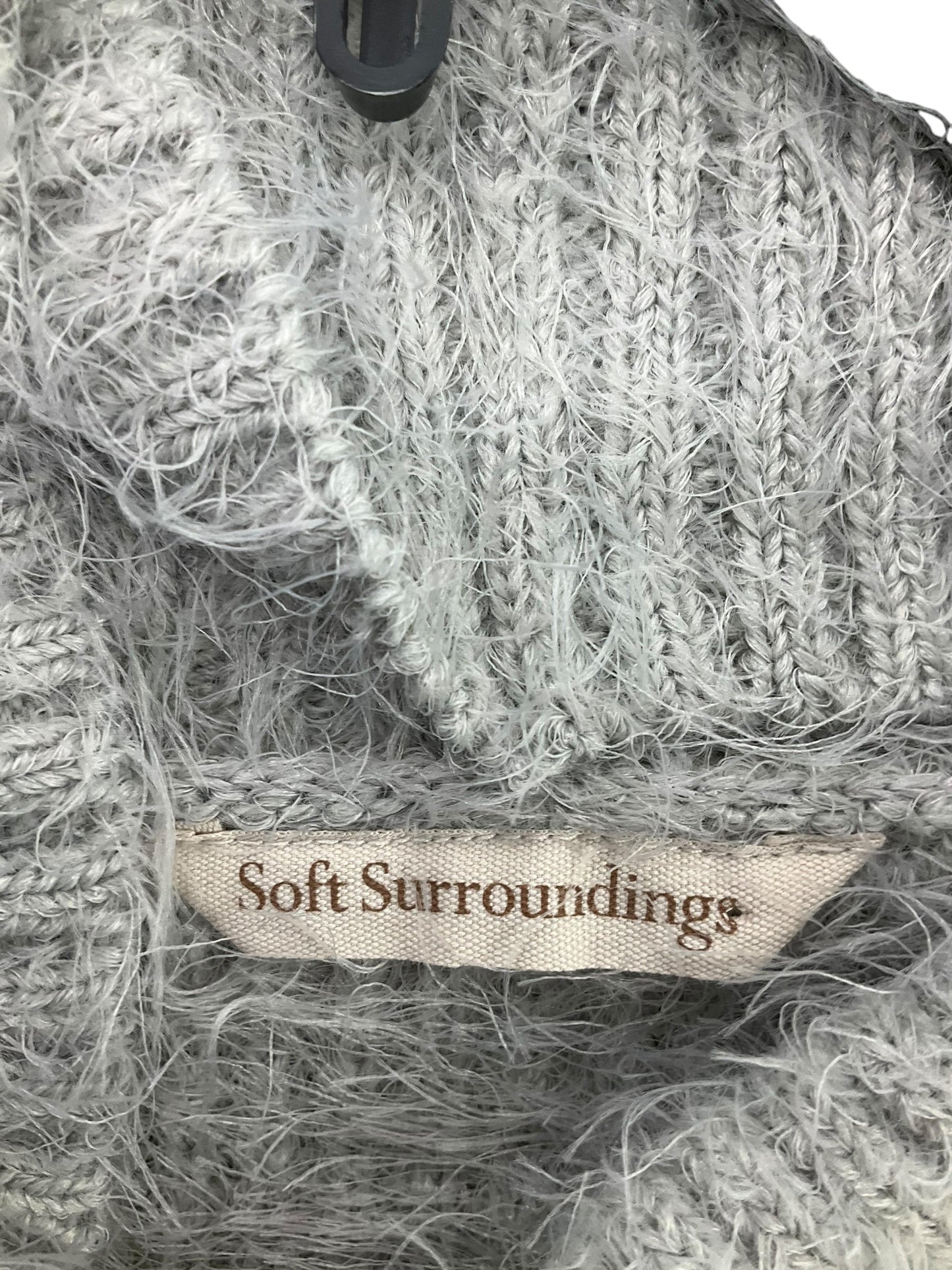 Sweater By Soft Surroundings In Grey, Size: L