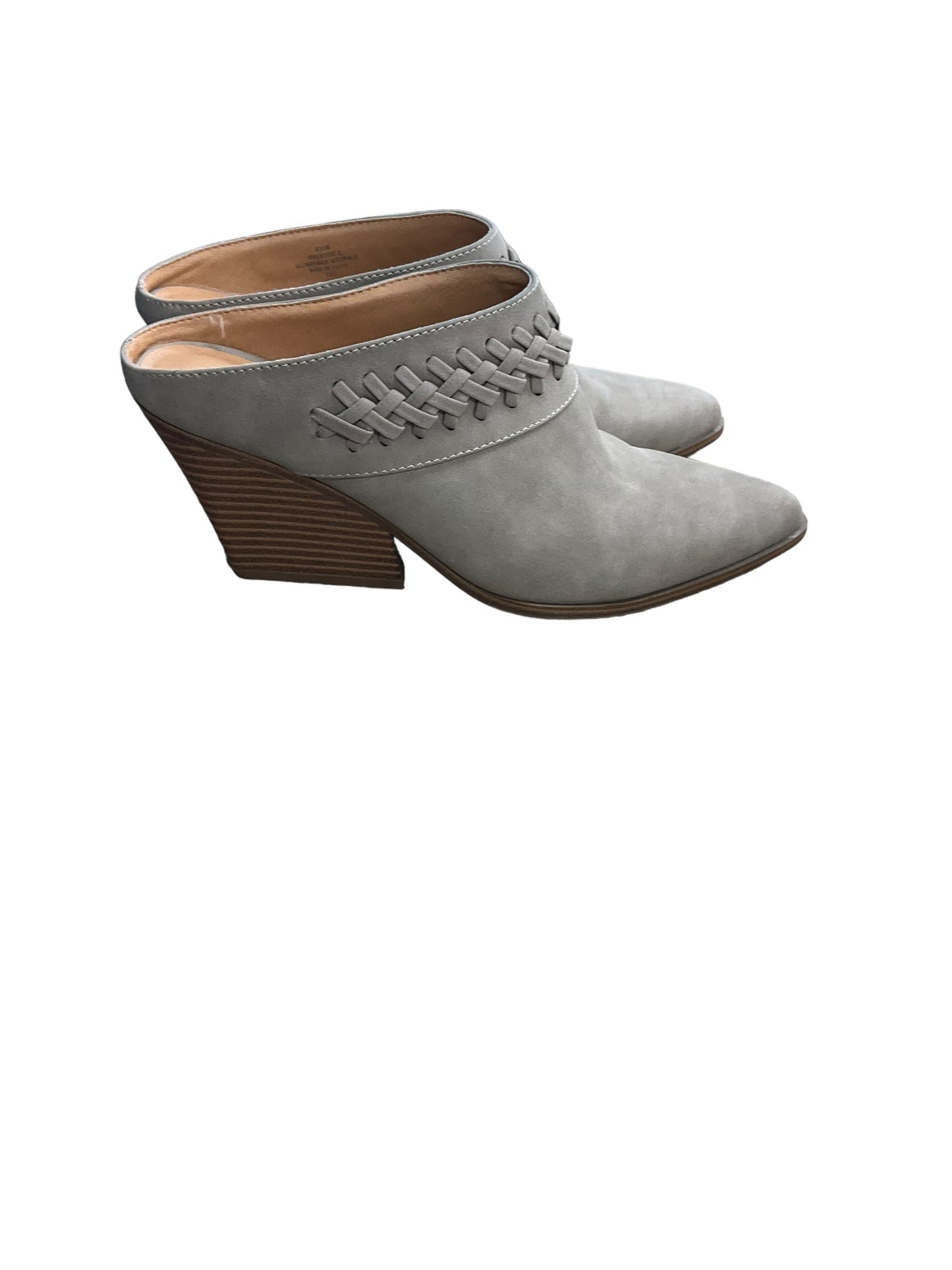 Beige Boots Ankle Heels Indigo Rd, Size 8.5