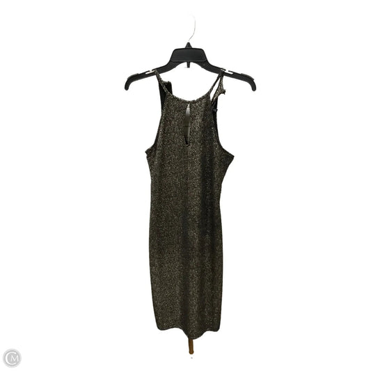 Dress Party Long By One Clothing In Black Gold, Size: S