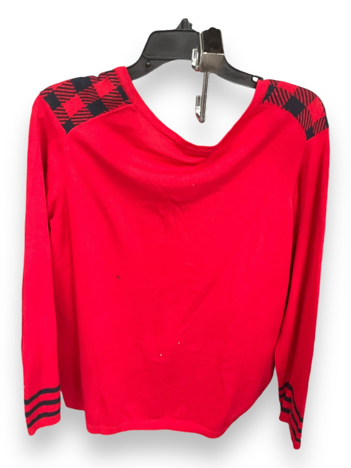 Sweater By Tommy Hilfiger In Red, Size: 1x