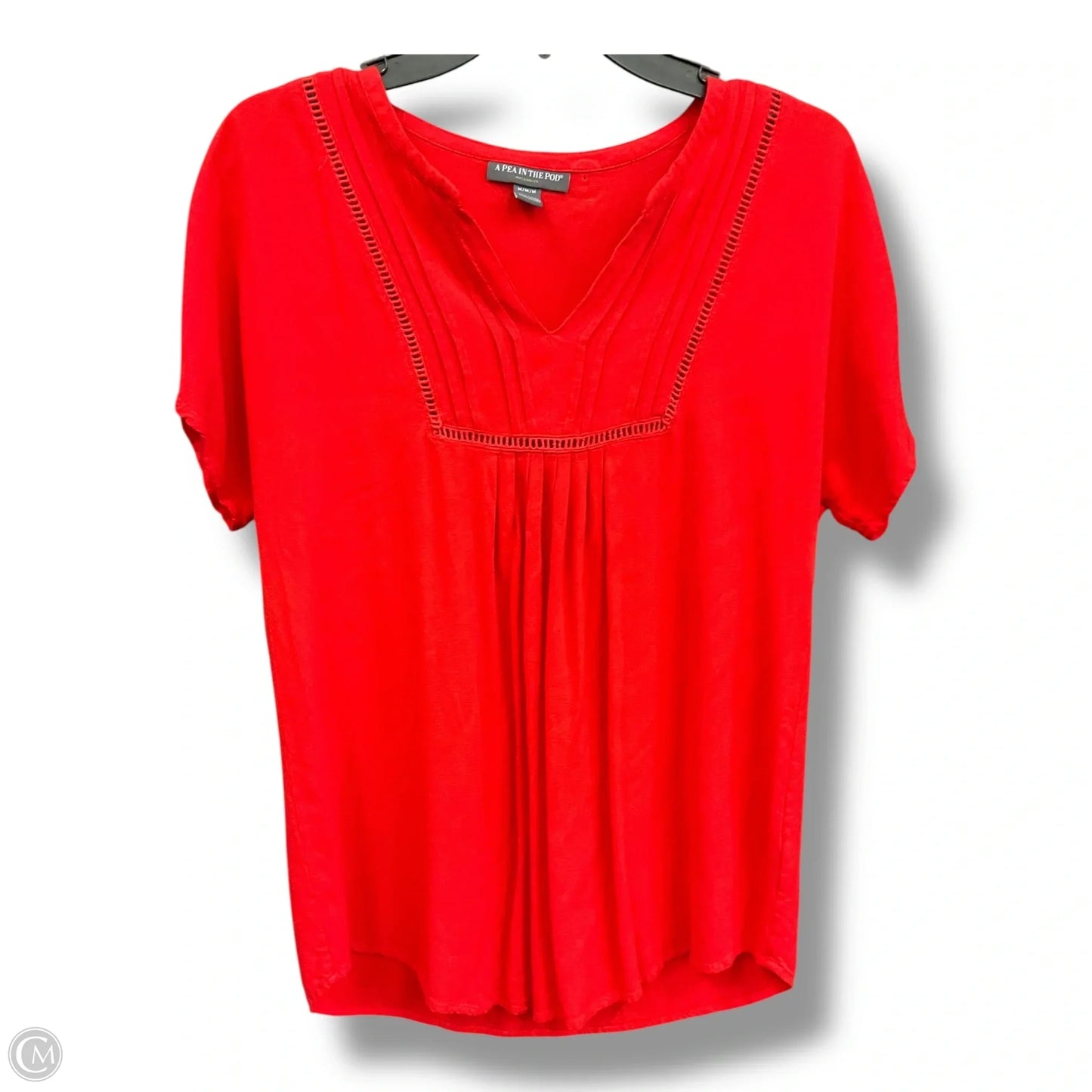 Maternity Top Short Sleeve By A Pea In The Pod, Size: M