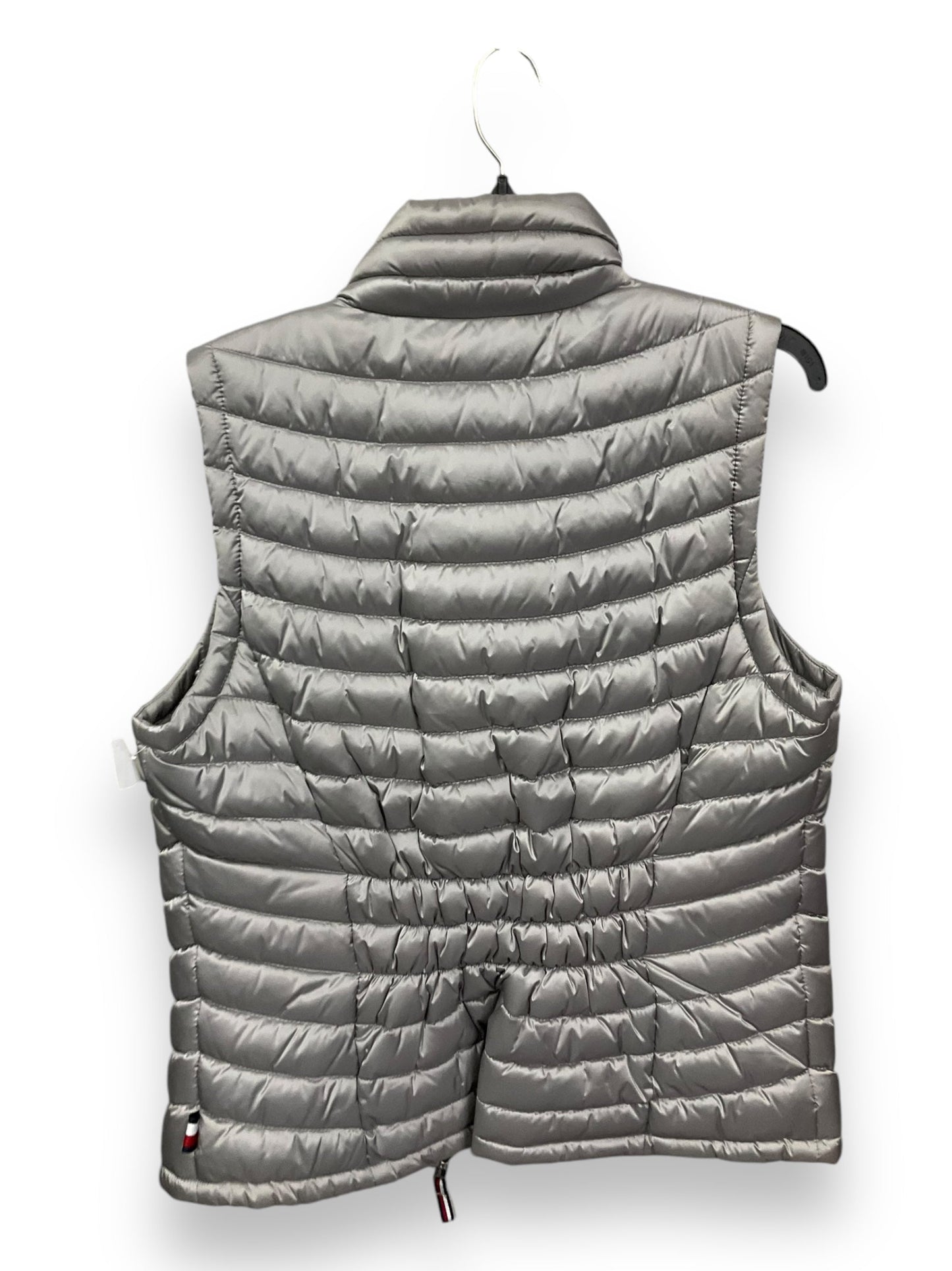 Vest Puffer & Quilted By Tommy Hilfiger In Grey, Size: L