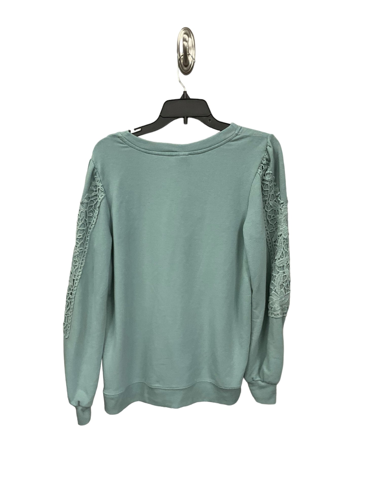 Top Long Sleeve By Knox Rose In Sage, Size: L