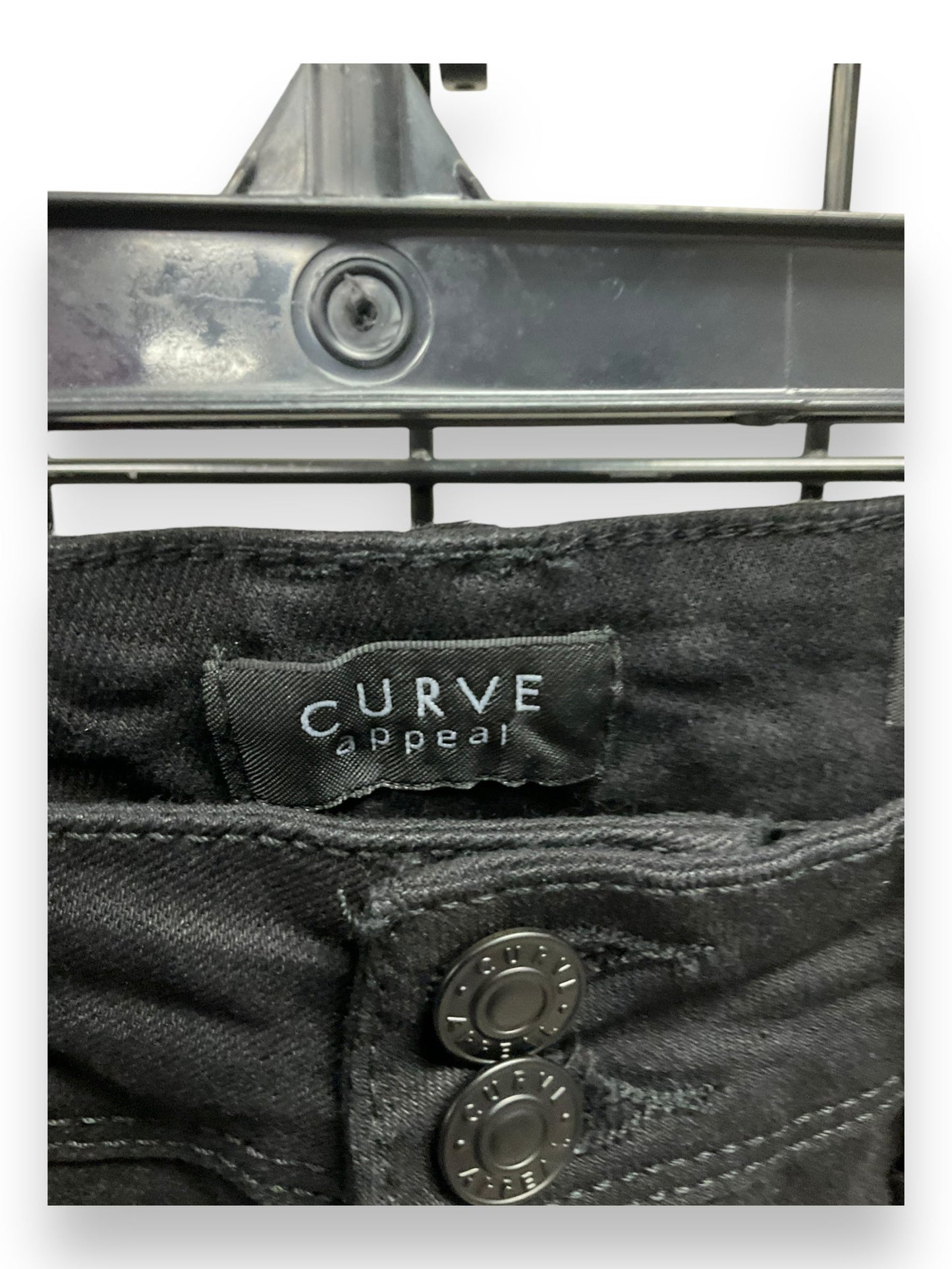 Pants Other By Curve Appeal In Black Denim, Size: 8